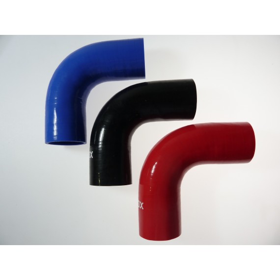 54mm Lunghezza 125mm - Silicone 90° gomito - REDOX