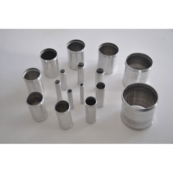 Manicotto alluminio saldabile diametro esterno 42 mm lunghezza 100 mm