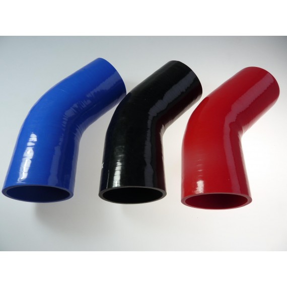 Curva silicone 45° - diametro interno 127 mm - lunghezza 150 mm