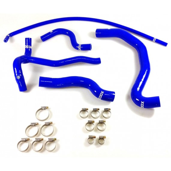 Kit 5 tubi acqua silicone REDOX - Peugeot 206 S16 2.0 16V 136cv senza scambiatore Modine (da OPR 09492)